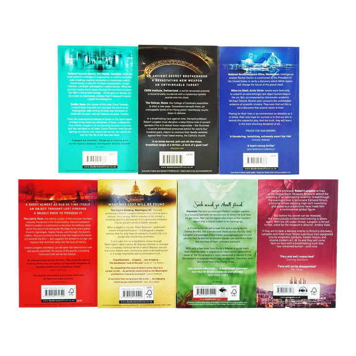 7 Books Paperback Fiction Set K122