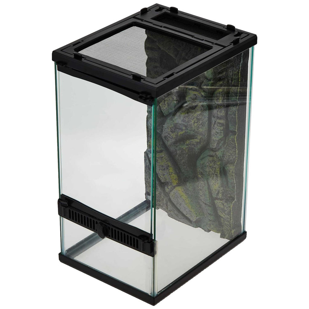 Front Opening Terrarium with Rock Foam Background W404