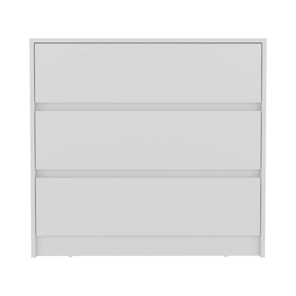 White Three Drawer Dresser A72342