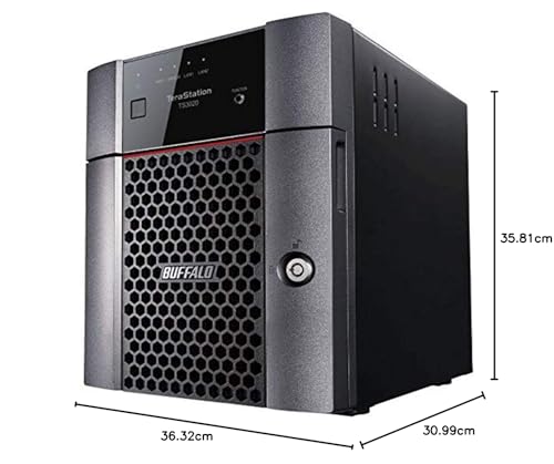 4-Bay 16TB Desktop NAS with Hard Drives Included I195