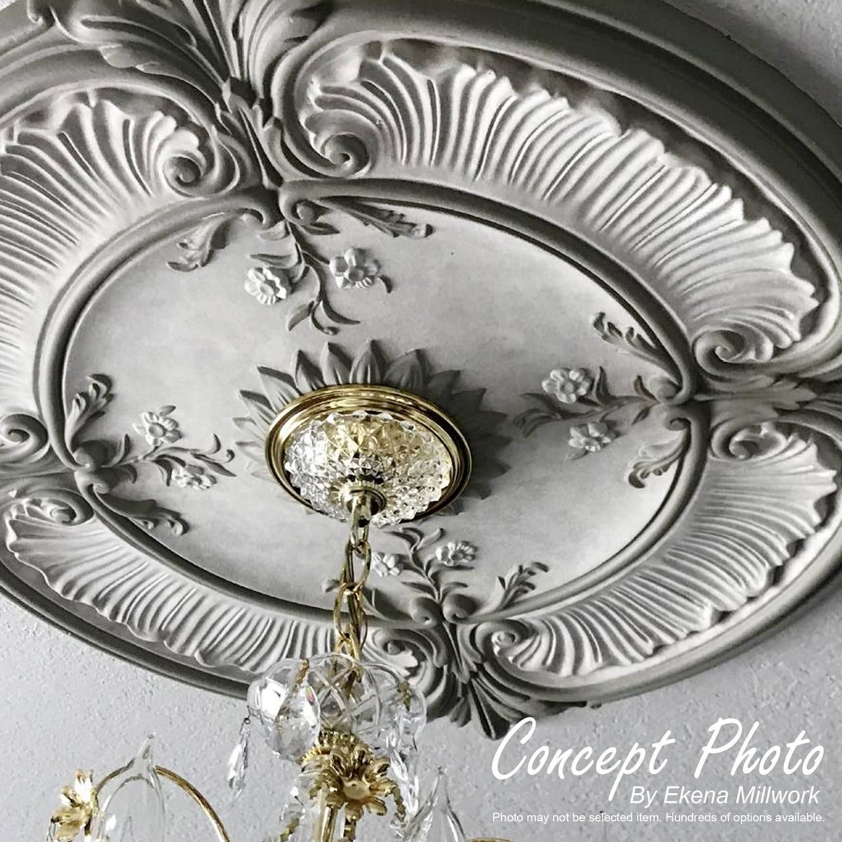 Hand-Painted Ceiling Medallion Q468716