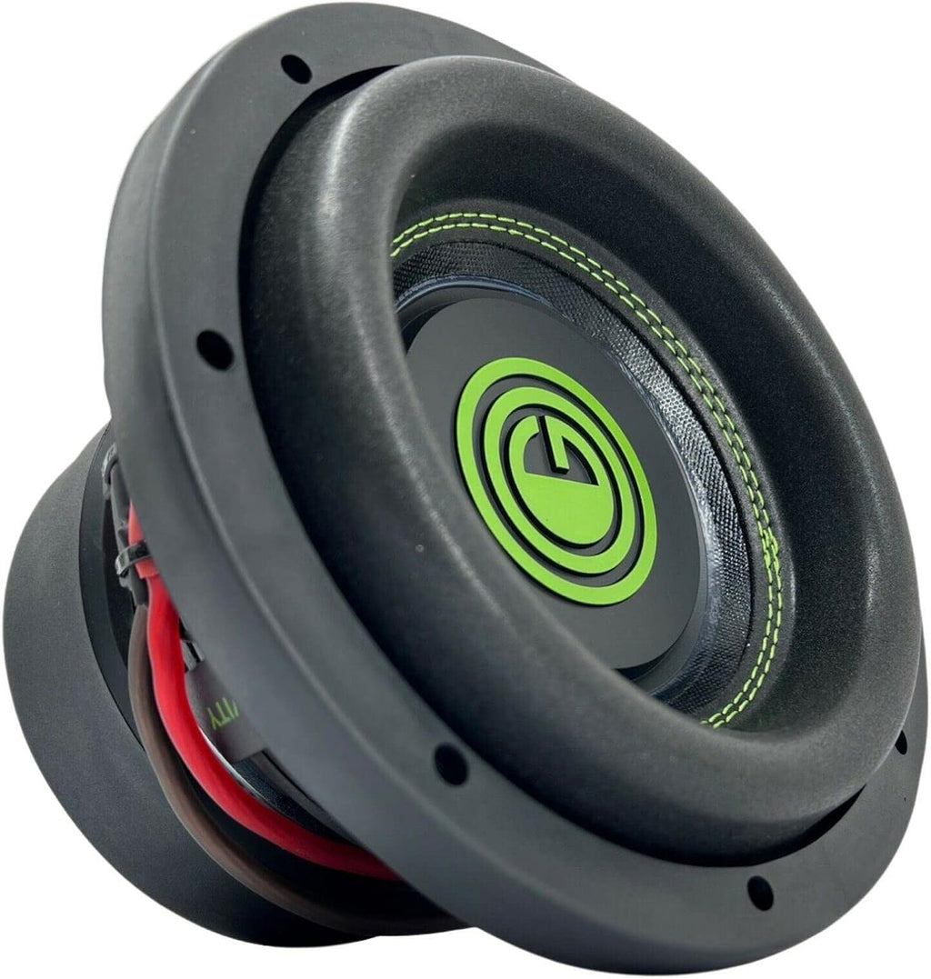 8 Inch 1200 Watt Car Audio Subwoofer Pair with Dual Voice Coil Y240857