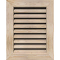 Unfinished Pine Vertical Gable Vent H9860
