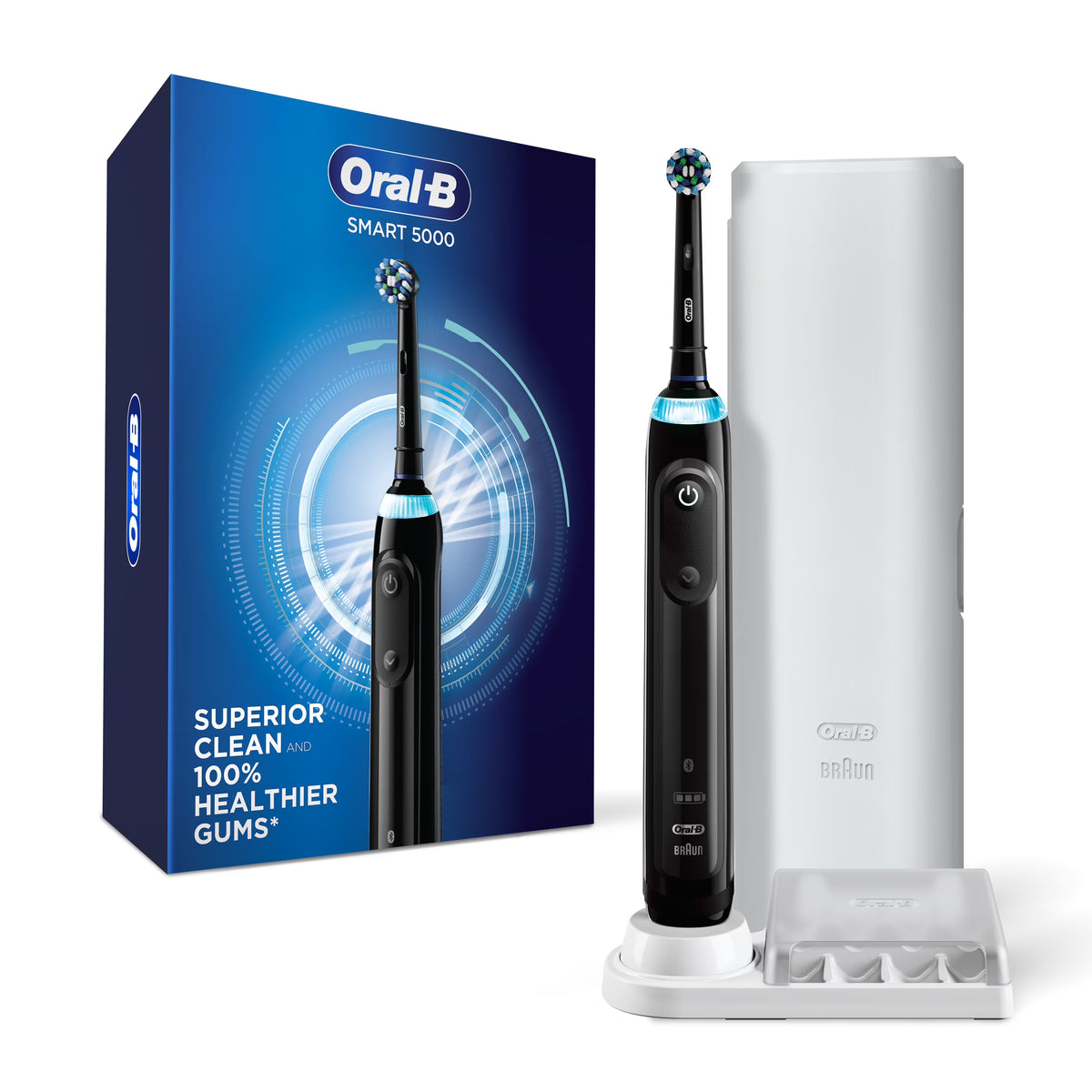 Black Electric Toothbrush with Bluetooth Connectivity T62107