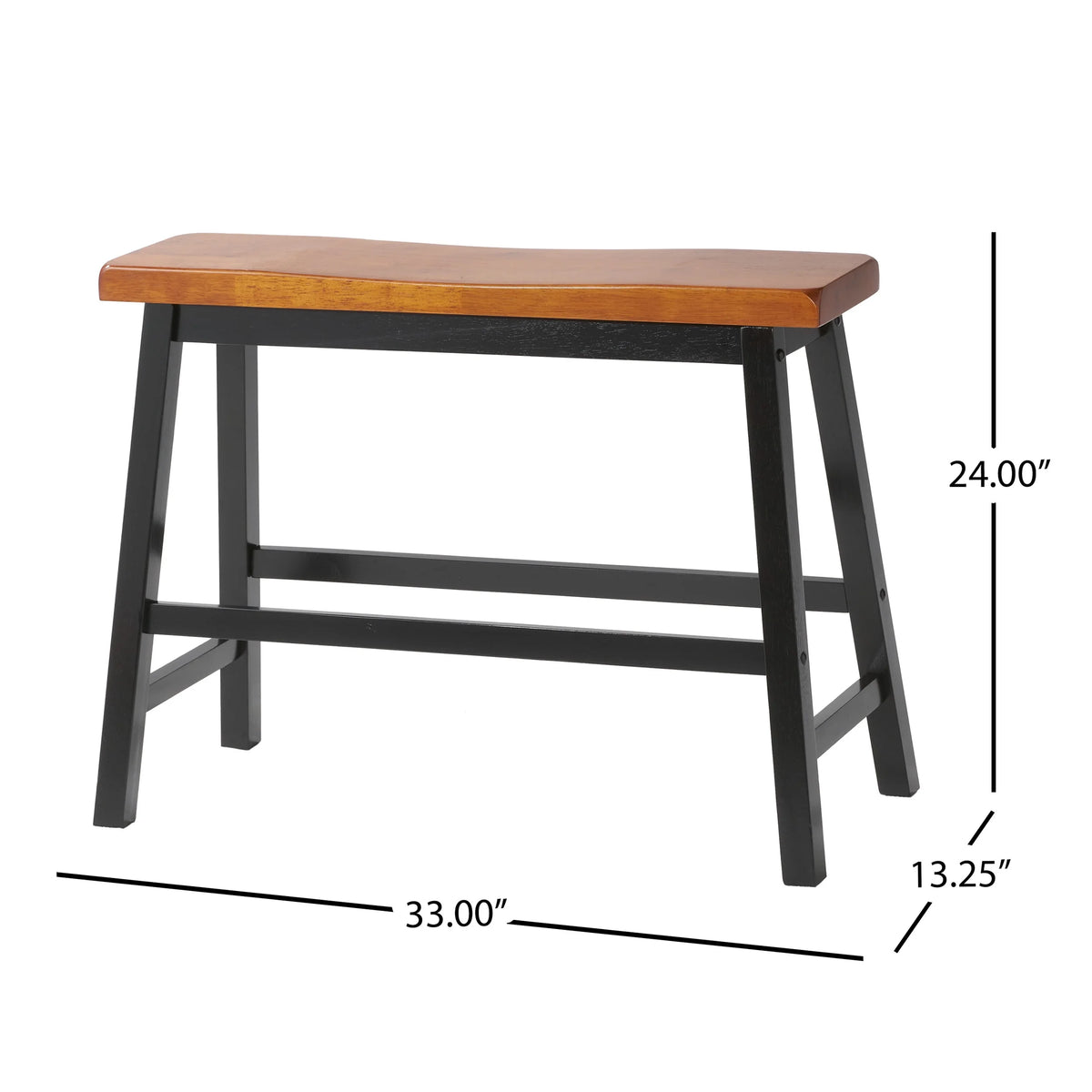 4 Piece Black Wood Dining Set Z699