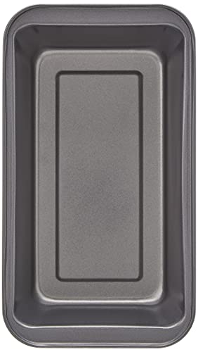 Rectangular Bread Loaf Pan, 9.5 x 5 Inch, Set of 2, Gray H7963