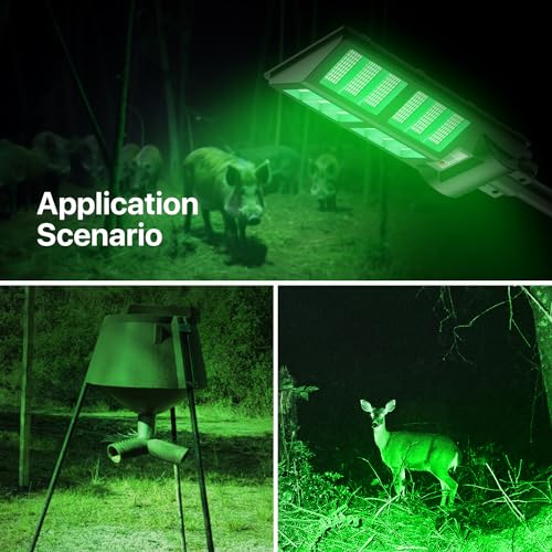 Green Solar Light for Hunting Hogs with Remote N732769