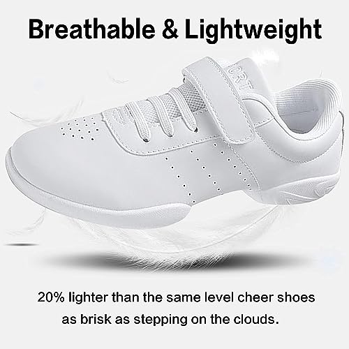 White Cheerleading Dance Shoes J840