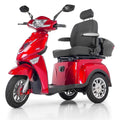 Red 3 Wheel Mobility Scooter, 300 lb. Weight Capacity U26070