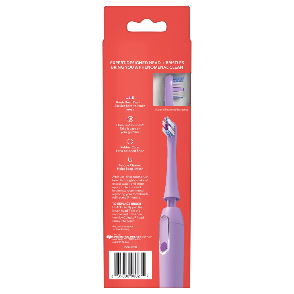 Purple Replacement Toothbrush Heads, 2 Pack T6026