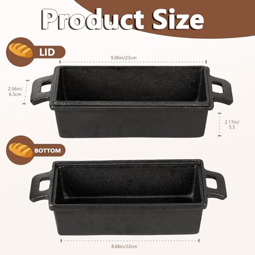 Cast Iron Loaf Pan with Lid A480716
