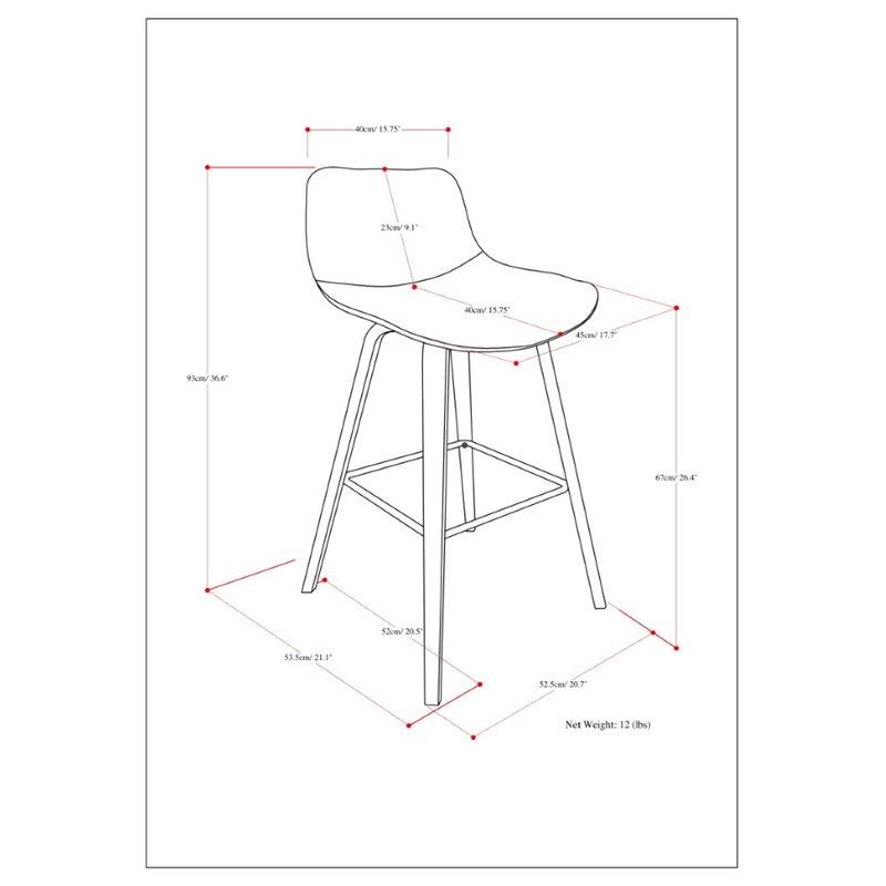 Black Bentwood Counter Height Stool Set of 2 F589697