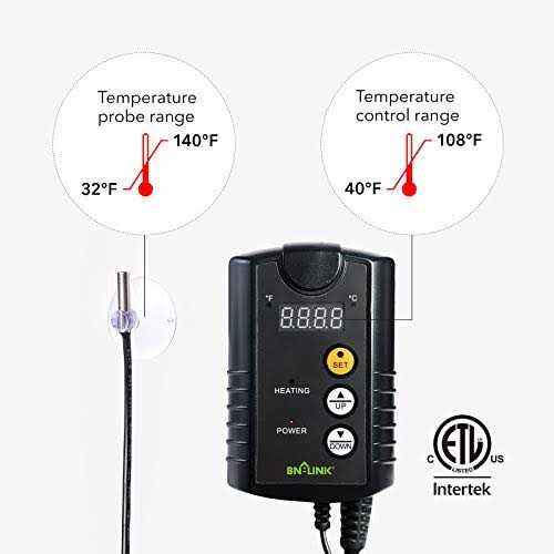 Reptile Heating Pad and Digital Thermostat Combo Set Y3311