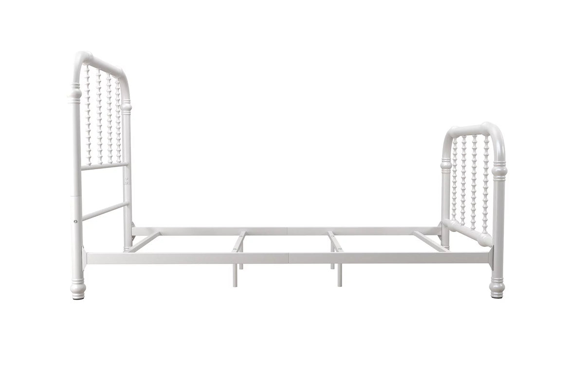 White Full Metal Bed Z758