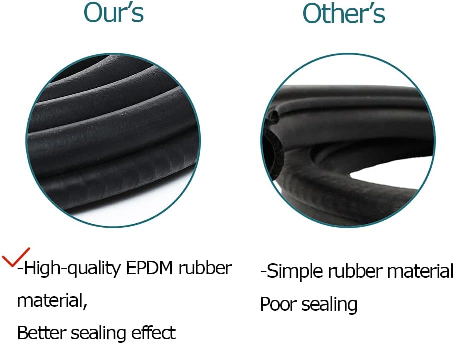 10Ft EPDM Rubber Car Door Seal Strip N404