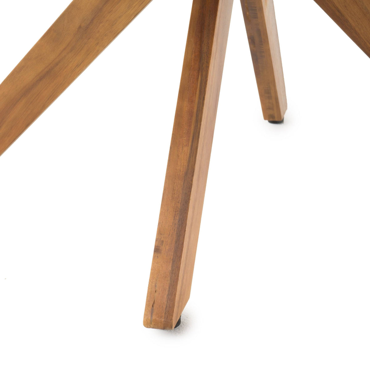 Brown Acacia Wood Round Dining Table G417045