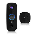 1080p HD Video Doorbell Camera with Chime, 6500 mAh Battery, 2-Way Audio D121832