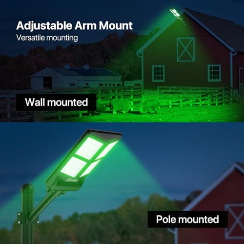 Green Solar Light for Hunting Hogs with Remote N732769
