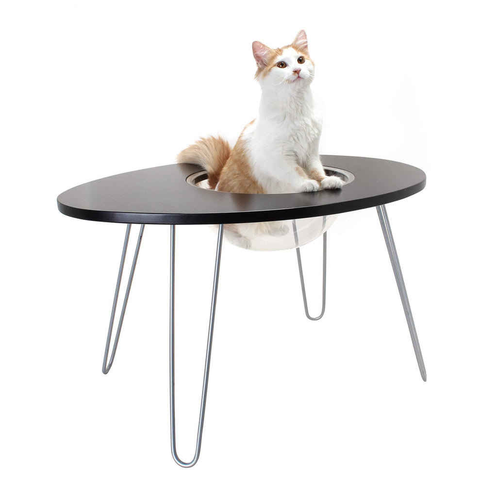 Raised Cat Bed and Side Table Q54970
