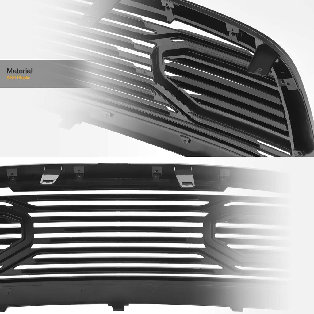 Black Front Hood Bumper Grille for Ram 1500 P323030