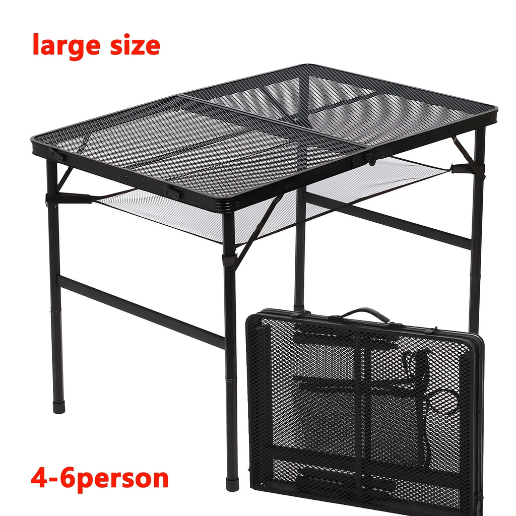 Folding Aluminum Grill Table N592486