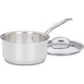 1 Quart Stainless Steel Saucepan with Cover B378933