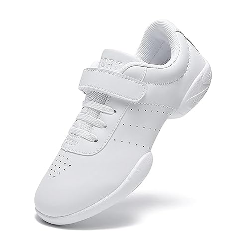 White Cheerleading Dance Shoes J840