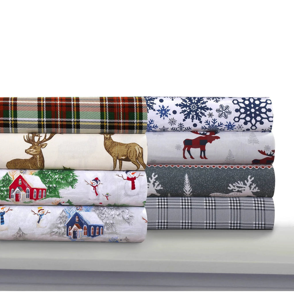 Queen Flannel Sheet Set M3398