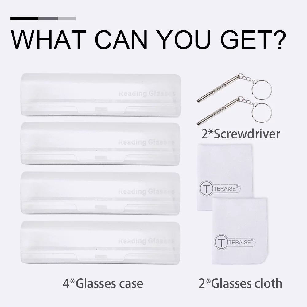 Black 3.5x Reading Glasses 4 Pack A4937