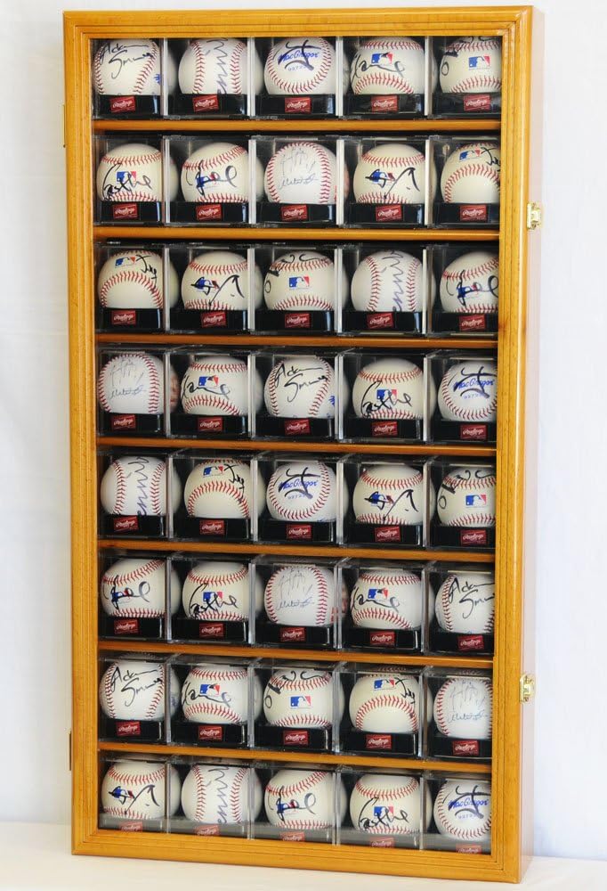 Black Acrylic Baseball Display Case with UV Protection K766
