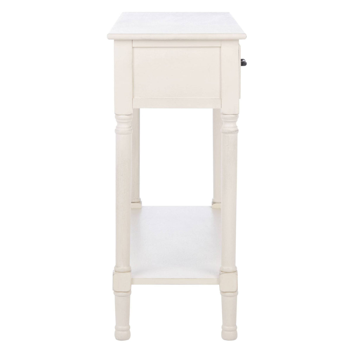 Distressed White 2 Drawer Console Table P3180