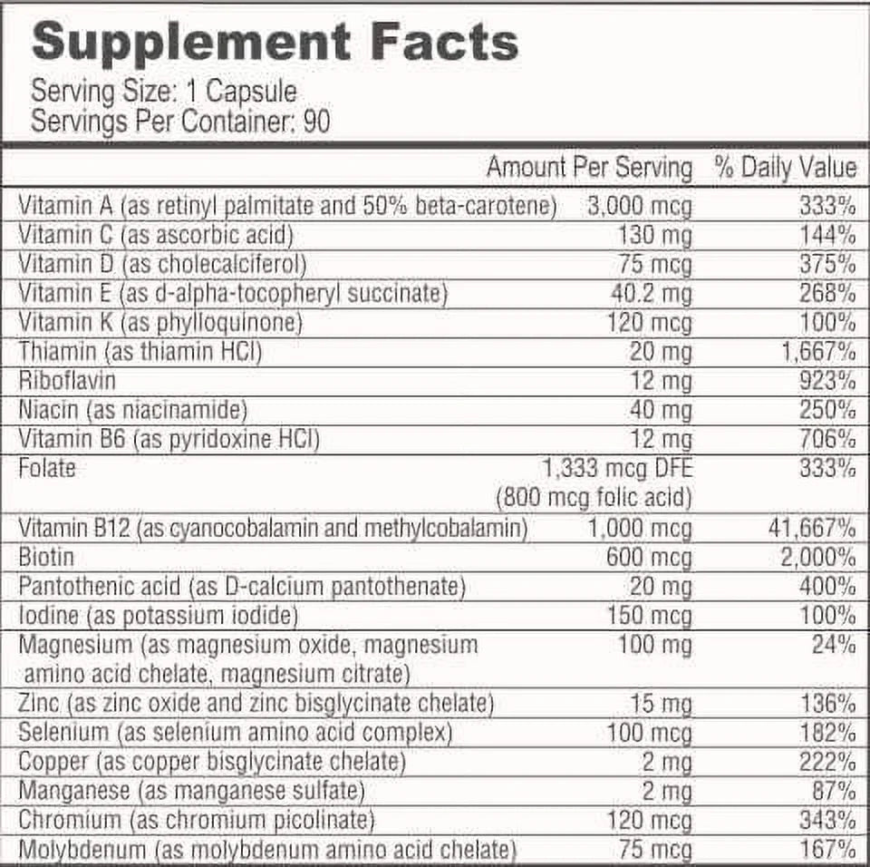 Capsules 6-Month Supply Iron Free Calcium Citrate Soft Chews E759762