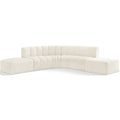 Cream Velvet Modular Sofa H36624