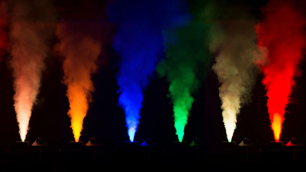 DMX Fog Machine with RGBA+UV LED Effects C46095