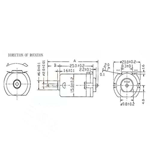 Mini Toy Car Kit 3V 6V Brushless Small Dc Motor M521610