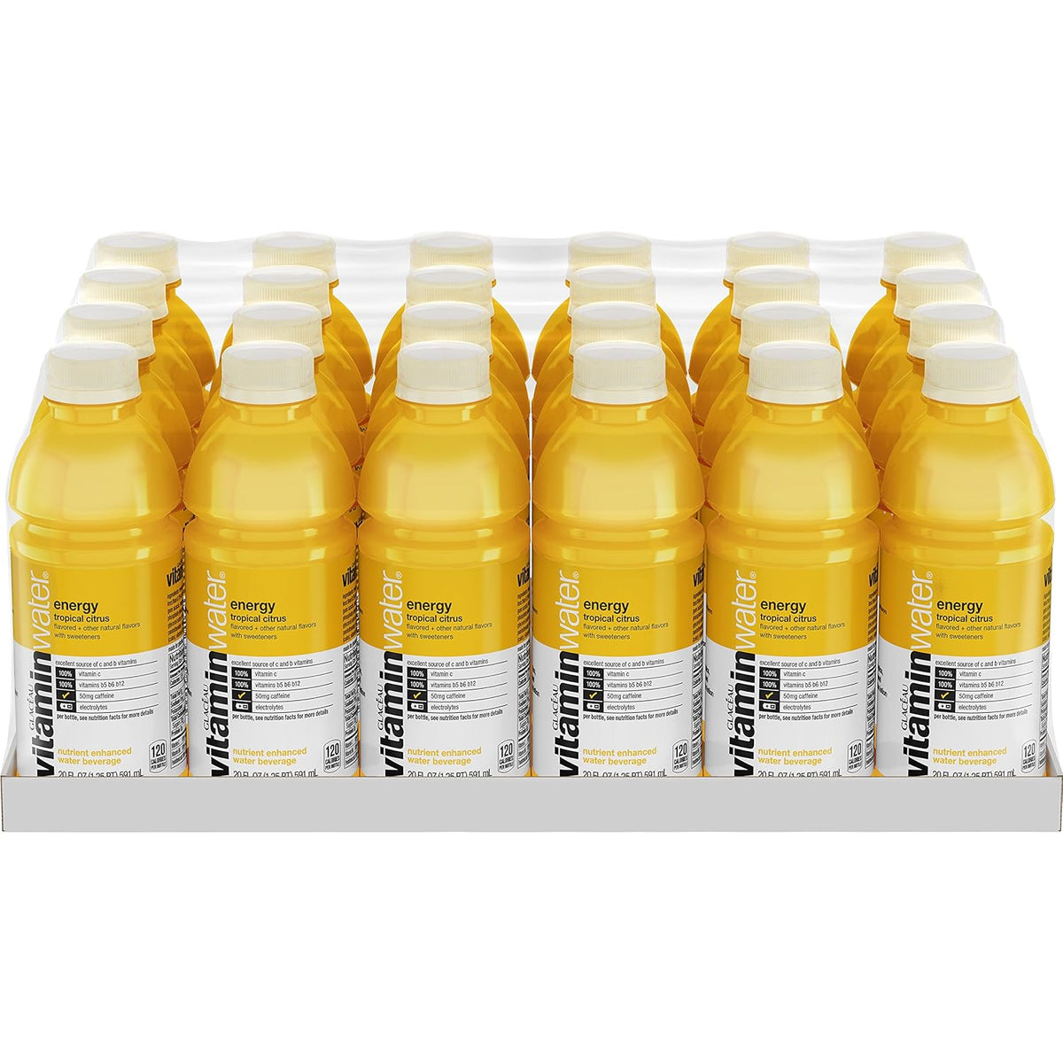 20 fl oz 24 Pack Tropical Citrus Electrolyte Enhanced Water G59055