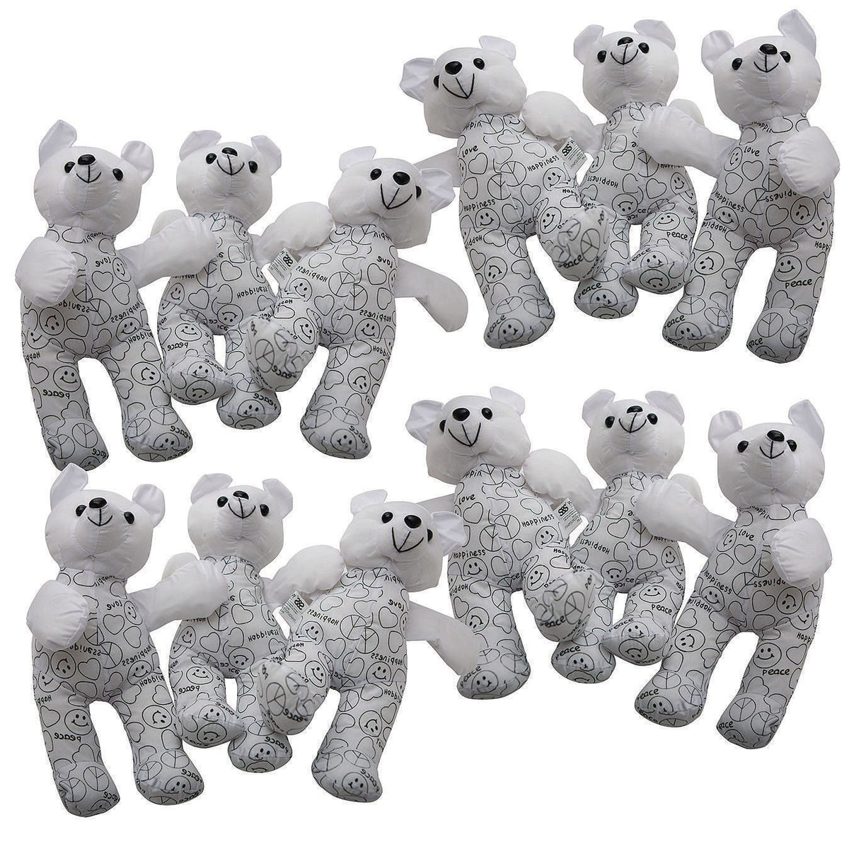 12 Pc Teddy Bears R623208