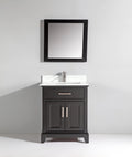 30 in. Single Sink Vanity & Mirror Espresso L4869