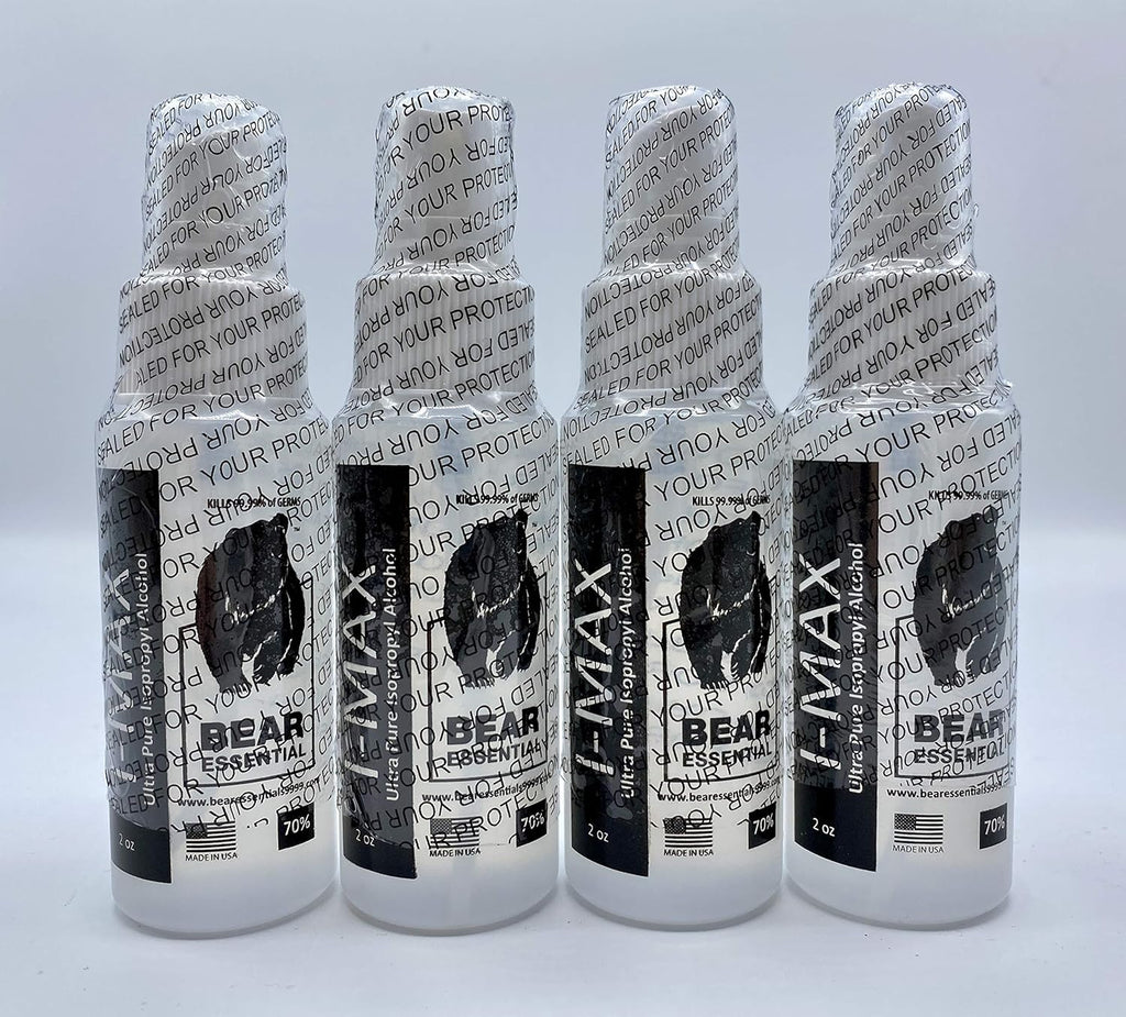 High Purity USP Grade Isopropyl Alcohol 99.5+% 20 Liters with Four 2 oz USP Grade IPA 70% Spray Bottles D645