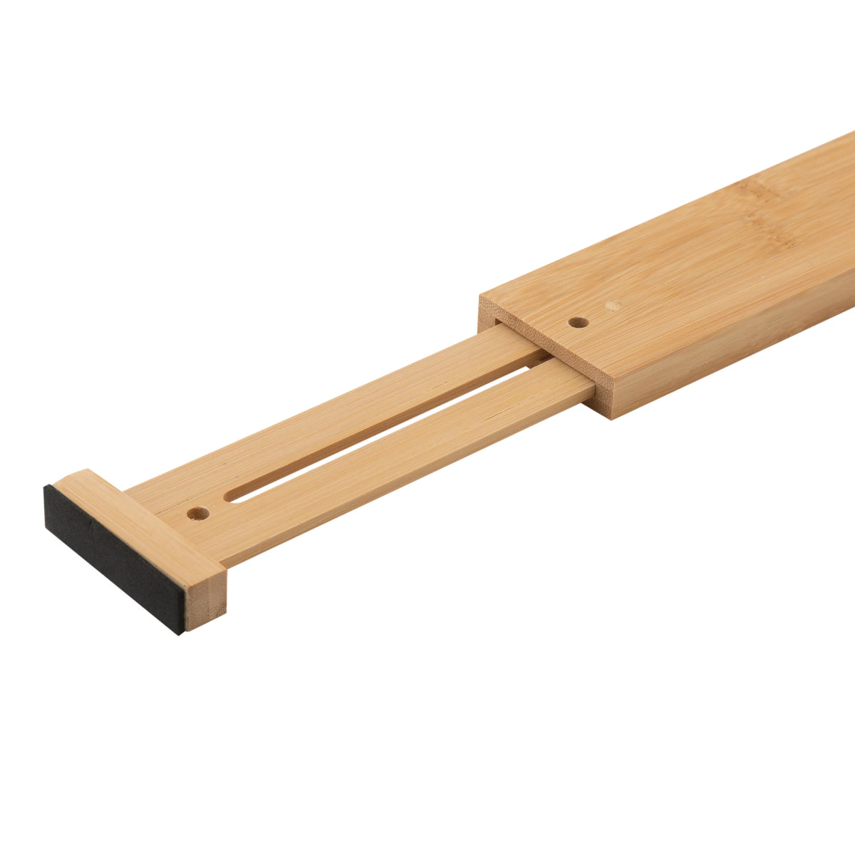 2 Pack Adjustable Bamboo Drawer Organizer Dividers J3370