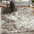 Brown Coastal Area Rug W52713