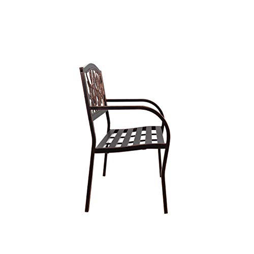 Cast Iron Metal Garden Bench R8285