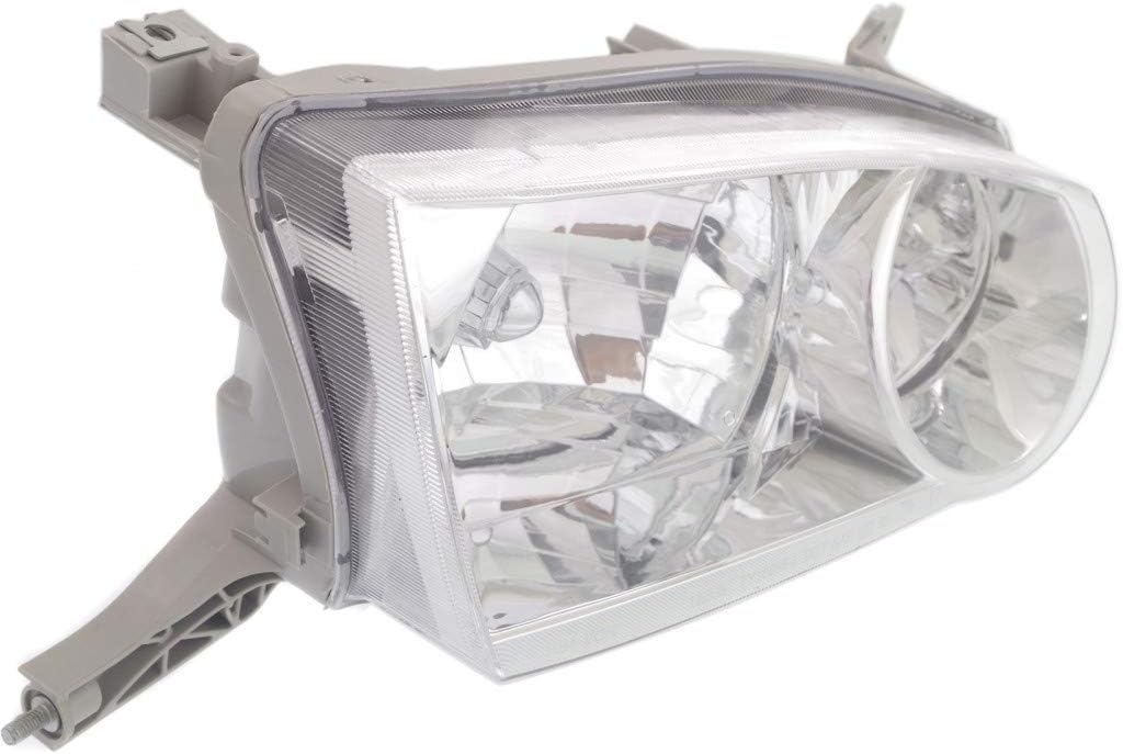 Passenger Side Headlight for Toyota Corolla 2001 2002 Pack of 2 G5023