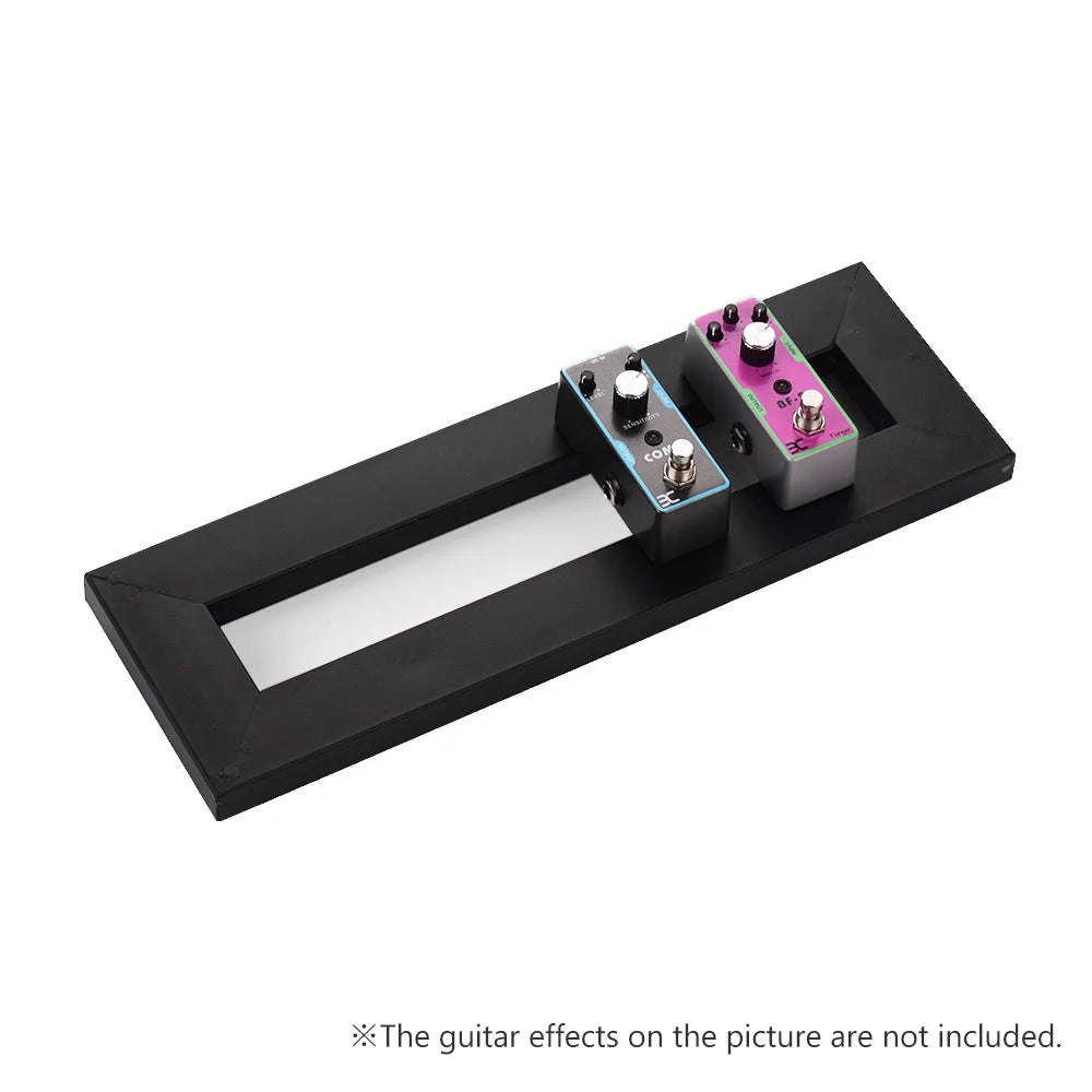 Guitar Effect Pedal Board Holder with Fastening Tapes Cable Tie Patch L505039