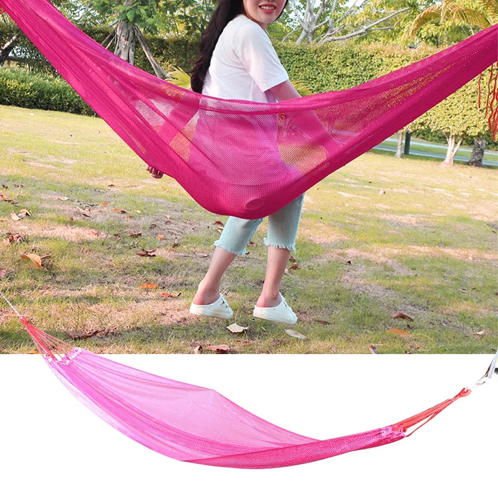 Hamaca portátil de Tela de Malla Transpirable para Patio R962619