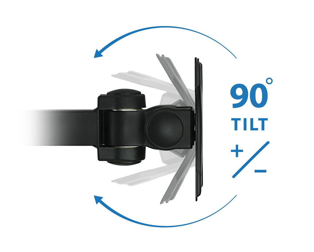 Triple Freestanding Height Adjustable Monitor Desk Mount, Black D892057