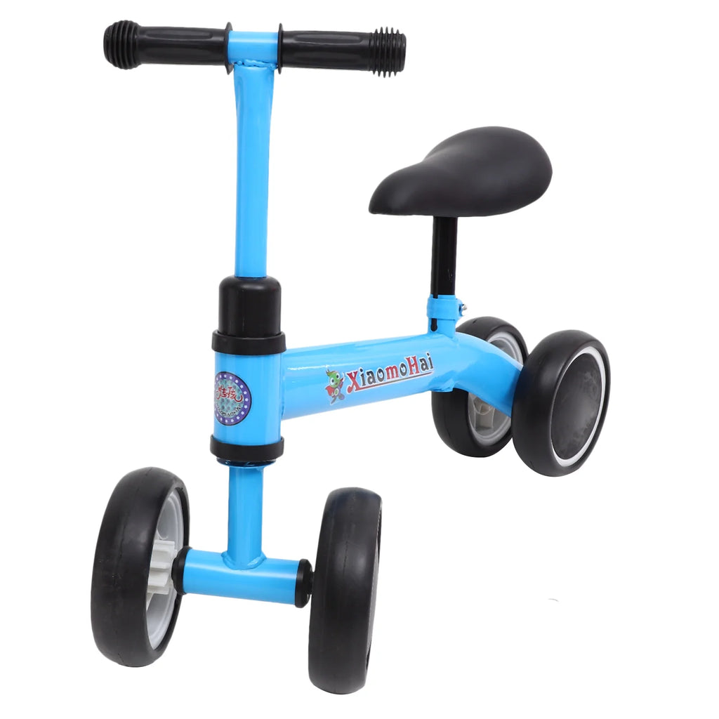 4 Wheels Blue Balance Bike K7816