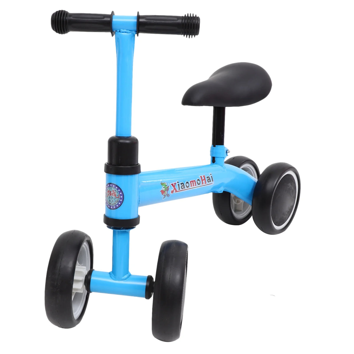4 Wheels Blue Balance Bike K7816