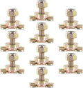 L Track Double Lug Threaded Stud Fitting, 10 Pack R959
