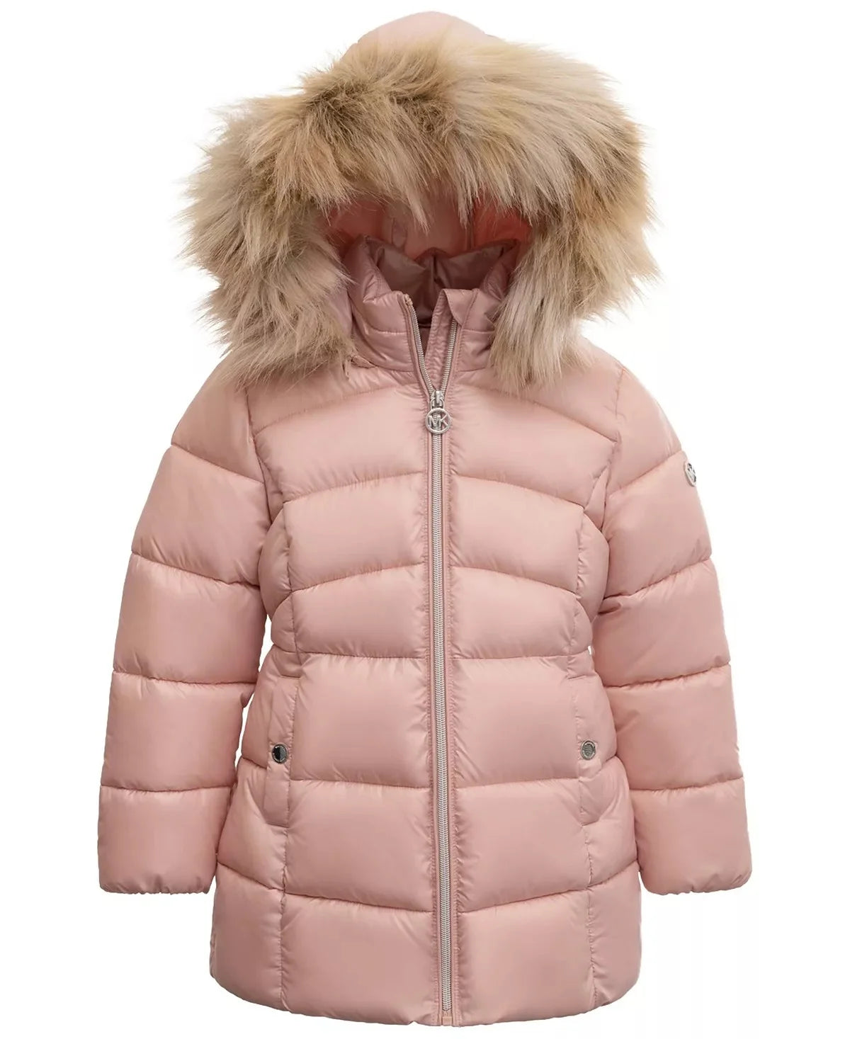 Blush Toddler & Little Girls Heavy Weight Stadium Coat J386